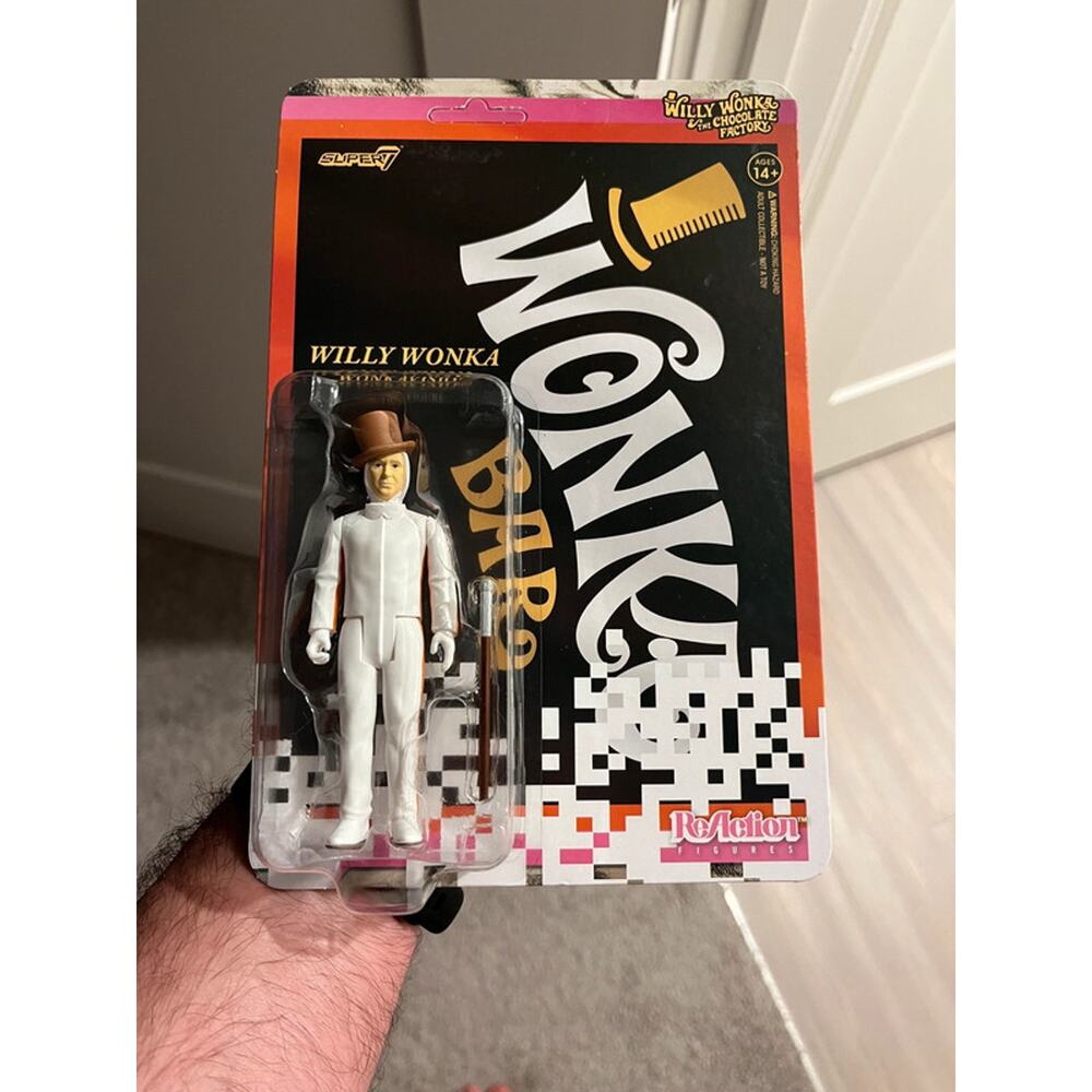 Willy Wonka The Chocolate Factory Wonkavision Super7 Reaction Action Figure New